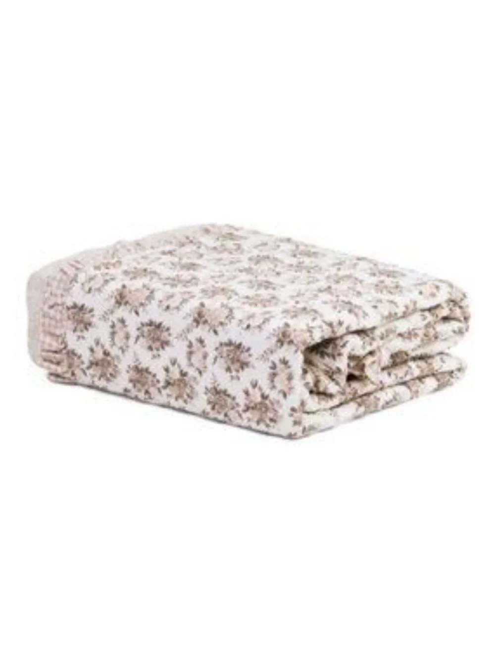 RACHEL ZOE Floral Quilt Set With Ruffle